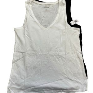 NWT - Two Tanks Black and White - Stock up for Summer!